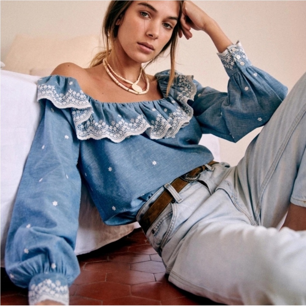 Sézane Francesca Blouse